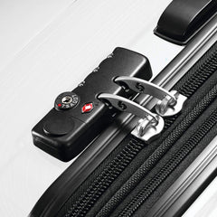 Samsonite Winfield 2 Hardside Expandable Luggage with Spinner Wheels, Checked-Large 28-Inch, Brushed White U1