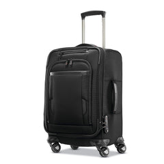 Samsonite Pro Travel Softside Expandable Luggage with Spinner Wheels, Black, Carry-On 21-Inch Black Carry-On 21-Inch U1