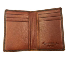 Osgoode Marley Cashmere Leather RFID Blocking 8 Pocket Card Case Wallet - Brandy Brandy small U1