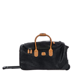 Bric's My Safari 21" Rolling Duffle - 001 Black One_Size BLACK/COGNAC One_Size U1