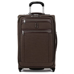 Travelpro Platinum Elite Softside Expandable Carry on Luggage, 2 Wheel Upright Suitcase, USB Port, Men and Women, Rich Espresso, Carry On 22-Inch Rich Espresso Carry-On 22-Inch U1