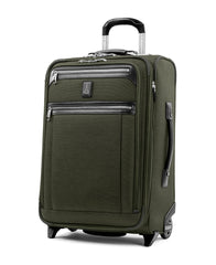 Travelpro Platinum Elite Softside Expandable Carry on Luggage, 2 Wheel Upright Suitcase, USB Port, Men and Women, Pilot Green, Carry On 22-Inch Pilot Green Carry-On 22-Inch U1