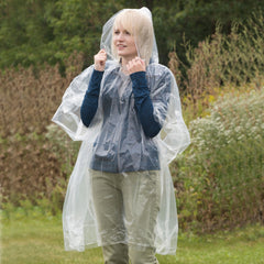 Travelon Emergency Rain Poncho, Clear - 12215-85 Clear U1