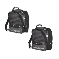 Samsonite Deluxe Adult Ski Boot Bag 2-Piece Set ( Black ) Black U1