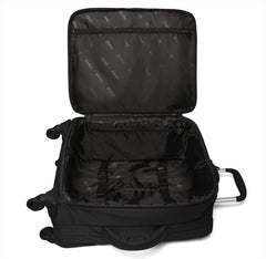 Lipault - Original Plume Spinner 55/20 Luggage - Carry-On Rolling Bag for Women - Black U2
