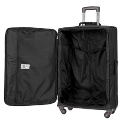 Bric's 30" Checked Luggage - Spinner-Style Suitcase for Women and Men - Sienna Collection - Black Black Large U1
