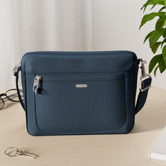 Travelon Anti-Theft Classic Small East/West Crossbody Midnight One Size U1