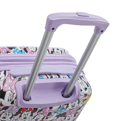 American Tourister Disney Hardside Luggage with Spinner Wheels, Minnie Pastel, 2-Piece Set (18/20) U1