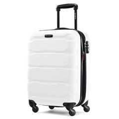 Samsonite Omni PC Hardside Expandable Luggage with Spinner Wheels, Carry-On 20-Inch, White White Carry-On 20-Inch U5