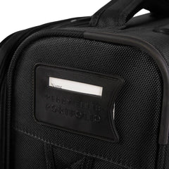 Perry Ellis Charleston Lightweight Spinner Carry-On Luggage, Black Black 13.5 x 10 x 22 inches U1