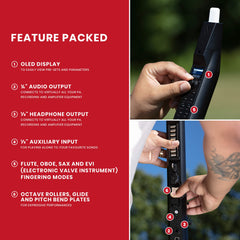 AKAI Professional EWI Solo - Electronic Wind Instrument With Built-in Speaker, Rechargeable Battery, 200 Sounds and USB MIDI Connectivity,Black Black undefined U1