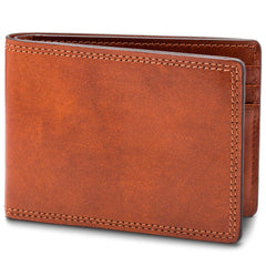 Bosca Men's Wallet, Dolce Small Bifold Wallet ( Amber , One Size ) Amber One Size U2