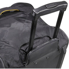A.SAKS Luggage Lightweight Rolling Trolley Duffel with Wheels ( Black , One Size ) Black One Size U21