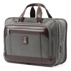 Travelpro Platinum Elite Expandable Business Laptop Briefcase, Fits up to 15.6 Laptop, Work School Travel, Men and Women ( Vintage Grey , 16-Inch ) Vintage Grey 16 Inch U3
