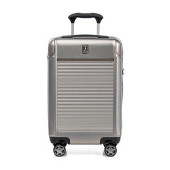 Travelpro Platinum Elite Hardside Expandable Spinner Wheel Luggage TSA Lock Hard Shell Polycarbonate Suitcase ( Metallic Sand , Carry-on 21-Inch ) Metallic Sand Carry On 21 Inch U3