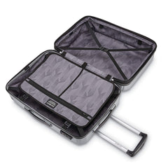 Samsonite Winfield 3 DLX Spinner Silver Checked Medium 25 Inch U5