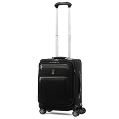 Travelpro Platinum Elite Softside Expandable Checked Luggage, 8 Wheel Spinner Large Suitcase, TSA Lock, Men and Women ( Shadow Black , Carry-On 19-Inch ) Shadow Black Carry On 19 Inch U14