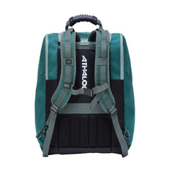 Athalon Everything Ski Boot Bag – Gear Pack with Ventilated Boot Compartments, Waterproof Bottom, Hideaway Helmet Sling, 58.5 Liter Capacity ( Green , 58.5 Liters ) Green 58 5 Liters U1