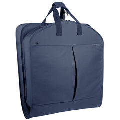 WallyBags 45 Deluxe Extra Capacity Travel Garment Bag with two accessory ( Navy , 45-inch ) Navy 45 Inch U1