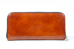 Bosca Old Leather Zip Around Wallet ( Amber Brown , One Size ) Amber Brown One Size U2