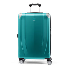 Travelpro Pathways 3 Hardside Expandable Luggage, 8 Spinner Wheels, Lightweight Hard Shell Suitcase ( Kayak Teal , Checked Medium 25 Inch ) Kayak Teal Checked Medium 25 Inch U2