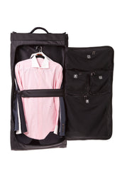 Genius Pack Tri-Fold Garment Bag ( Black ) Black U1