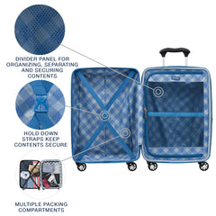 Travelpro Maxlite 5 Hardside Spinner Wheel Luggage Azure Blue Carry On 21 Inch U3
