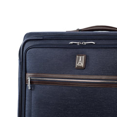 Travelpro Platinum Elite Softside Expandable Luggage, 8 Wheel Spinner Suitcase, USB Port, Suiter, Men and Women U9