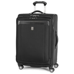 Travelpro Platinum Magna 2 | 25-Inch Express Spinner ( Black , Checked-Medium 25-Inch ) Black Checked Medium 25 Inch U1