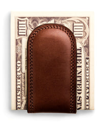 Bosca Dolce Leather Money Clip for Men ( Brown , One Size ) Brown One Size U1