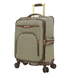 London Fog Oxford III Expandable Spinner, Olive Carry-On U3