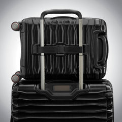 Samsonite Stryde 2 Hardside Expandable Luggage with Spinners, Stealth Black, Carry On U1