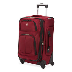 SwissGear Sion Softside Expandable Luggage, Burgundy, Carry-On 21-Inch U1