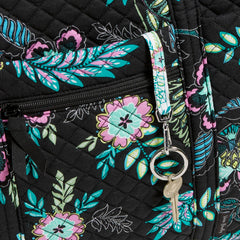 Vera Bradley Women's Cotton Deluxe Vera Tote Bag, Island Garden - Recycled Cotton, One Size U1