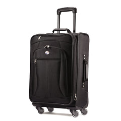 American Tourister Luggage Pop Extra 21" Carry On Spinner Suitcase (21", Black) Black One Size U1