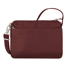 Travelon Anti-Theft Classic Small East/West Crossbody Wine One Size U1