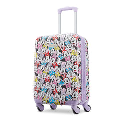 American Tourister Disney Hardside Luggage with Spinner Wheels, Minnie Pastel, 2-Piece Set (18/20) U1