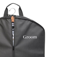 WallyBags® 40” Deluxe Groom Tux and Suit Garment Bag with two pockets Black - G3 40-Inch U1