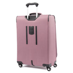 Travelpro Maxlite 5 Softside Expandable Luggage with 4 Spinner Wheels, Lightweight Suitcase, Men and Women ( Dusty Rose Pink , Checked-Medium 25-Inch ) Dusty Rose Pink Checked Medium 25 Inch U5