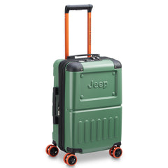 Jeep JH002B Hardside Expandable Luggage with Spinner Wheels ( Elm Green , Carry-On 19 Inch ) Elm Green Carry On 19 Inch U1