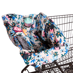 J.L. Childress Disney Baby by Shopping Cart & High Chair Cover for Baby to Toddler ( Minnie Floral , One Size ) Minnie Floral One Size U1