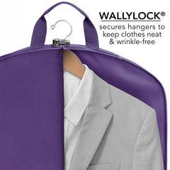 WallyBags 40" Deluxe Travel Garment Bag ( Purple , 40-inch ) Purple 40 Inch U2