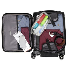 Travelpro Crew Versapack Softside Expandable Spinner Wheel Luggage Jet Black Carry On 20 Inch U7
