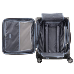 Travelpro Platinum Elite Softside Expandable Luggage, 8 Wheel Spinner Suitcase, USB Port, Suiter, Men and Women U1