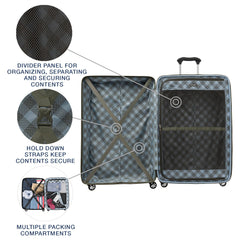 Travelpro Maxlite 5 Hardside Spinner Wheel Luggage ( Slate Green , Checked-Large 29-Inch ) Slate Green Checked Large 29 Inch U2