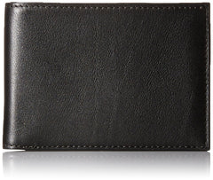 Bosca Men's Old Leather New Fashioned Collection-Small Bifold Wallet ( Black , S ) Black S U1