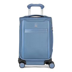 Travelpro Versapack + Lightweight Softside Expandable Checked Luggage, 8 Spinner Suitcase, TSA Lock, Men and Women ( Elemental Blue , Compact Carry On 20-Inch ) Elemental Blue Compact Carry On 20 Inch U1
