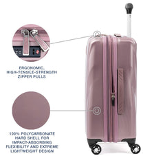 Travelpro Maxlite 5 Hardside Spinner Wheel Luggage Dusty Rose Pink Carry On 21 Inch U1