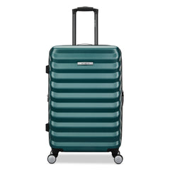 Samsonite Hard-Sided 24-Inch Lightweight Checked Medium Expandable Element Suitcase: Durable, 360 Spinner Wheels, Adjustable Telescopic Handle, TSA-Approved Lock ( Bistro Green , 24-Inch Checked-Medium ) Bistro Green 24 Inch Checked Medium U2