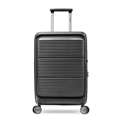 Samsonite Paralux Carry-On Luggage - Innovative Design - Quick Access Front Pocket - Dual Suspension Wheel Technology - TSA Lock - Expandable - Includes Removable Packing Cubes ( Black , Carry-On Spinner ) Black Carry On Spinner U1